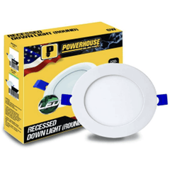 Powerhouse Electric Led Recessed Downlight Round Warm White - KHM Megatools Corp.