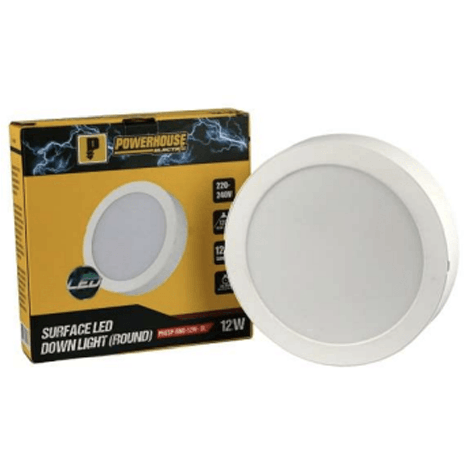 Powerhouse Electric Led Surfaced Downlight Round Daylight - KHM Megatools Corp.