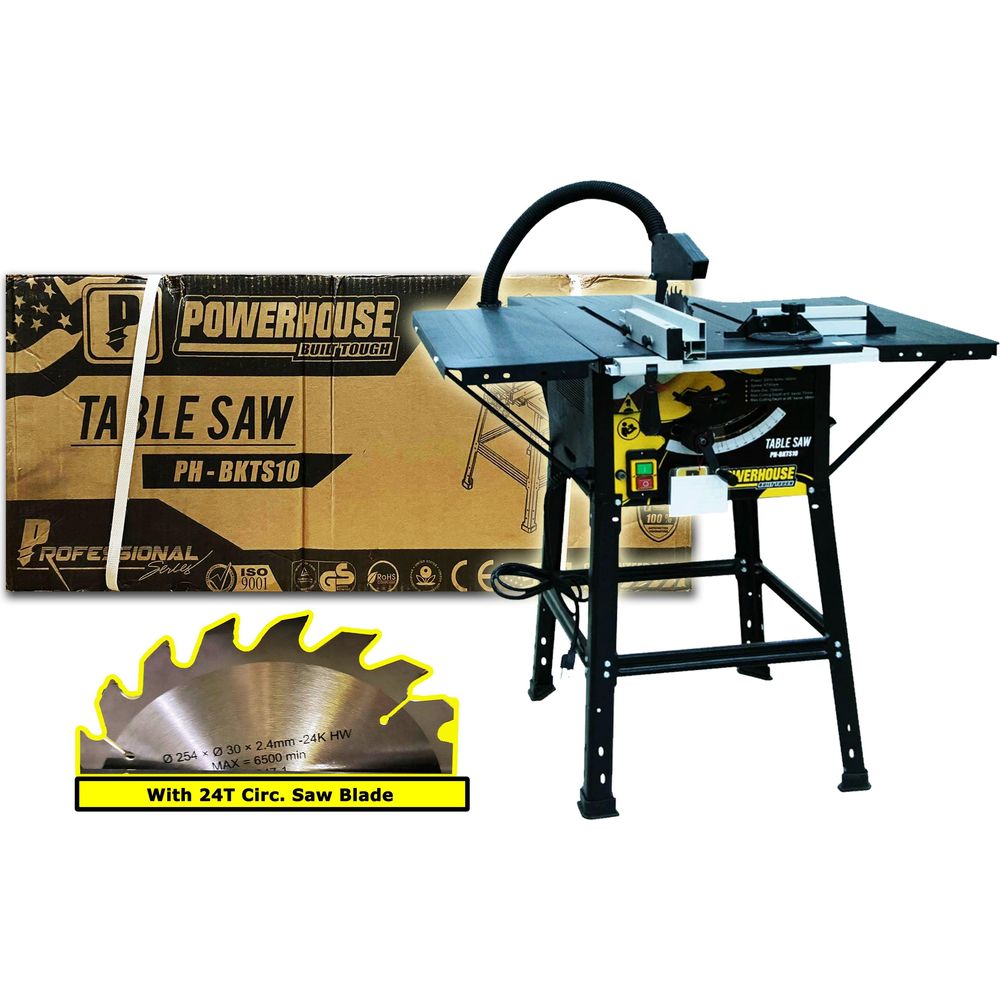 Powerrhouse PH-BKTS10 Table Saw 1800W | Powerhouse by KHM Megatools Corp.