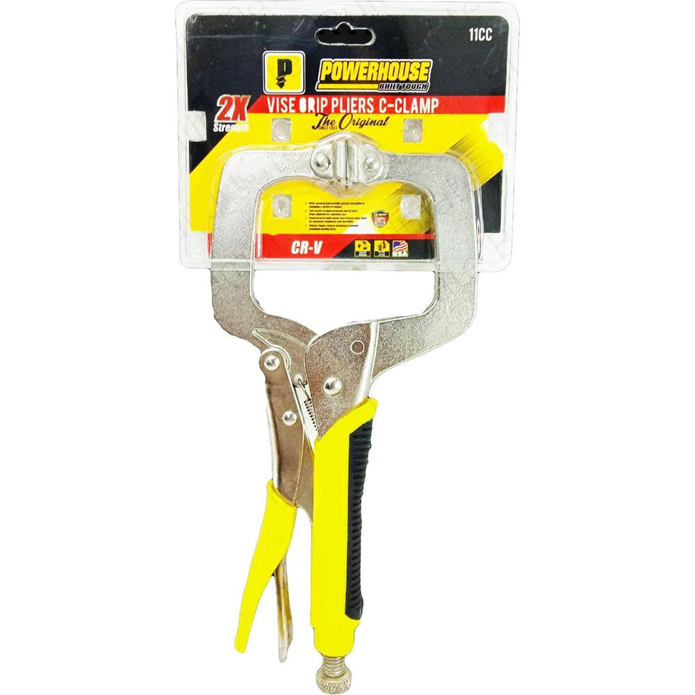 Powerhouse 11C Vise Grip Locking C-Clamp Plier | Powerhouse by KHM Megatools Corp.