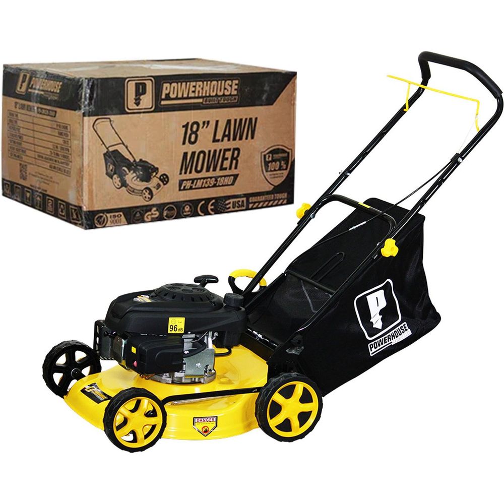 Powerhouse PH-LM139-18HD Gasoline Engine Lawn Mower 18" 139cc - KHM Megatools Corp.