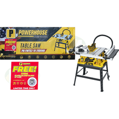 Powerhouse PH-FWTS2-10-2400HD Industrial Table Saw 10" 2400W (Workshop Grade) - KHM Megatools Corp.