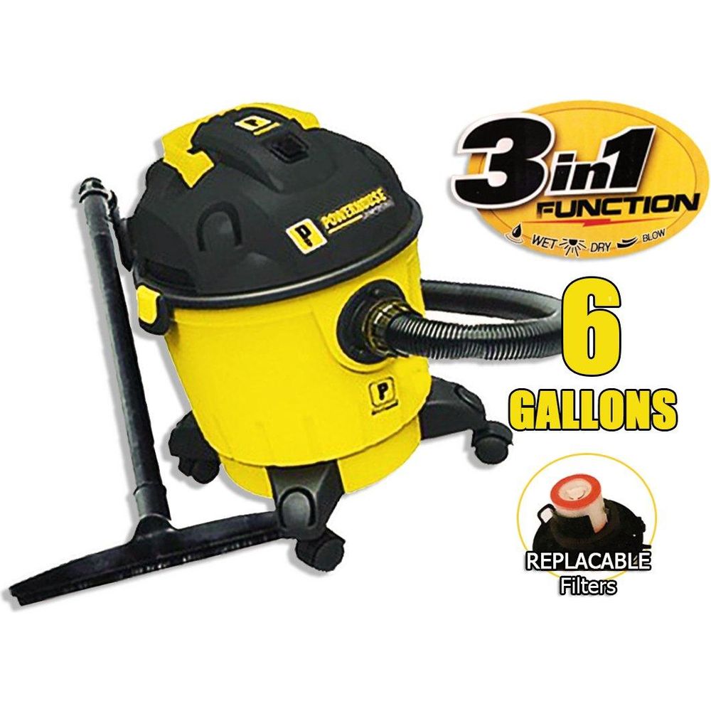 Powerhouse PH08-6 GAL Wet & Dry Vacuum Cleaner - Goldpeak Tools PH Powerhouse